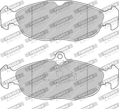 FDS732 FERODO RACING Комплект тормозных колодок, дисковый тормоз