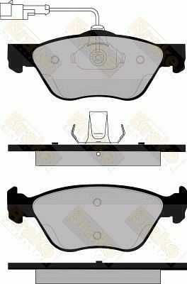 PA1108 Brake ENGINEERING Комплект тормозных колодок, дисковый тормоз