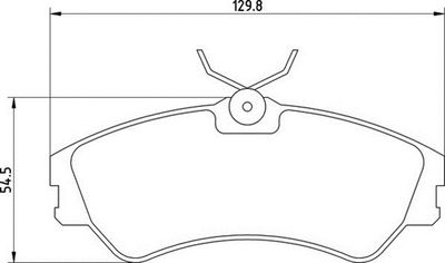 363710205048 MAGNETI MARELLI Комплект тормозных колодок, дисковый тормоз