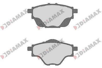 N09817 DIAMAX Комплект тормозных колодок, дисковый тормоз