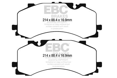 DP52279NDX EBC Brakes Комплект тормозных колодок, дисковый тормоз