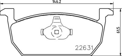 P85167 BREMBO Комплект тормозных колодок, дисковый тормоз