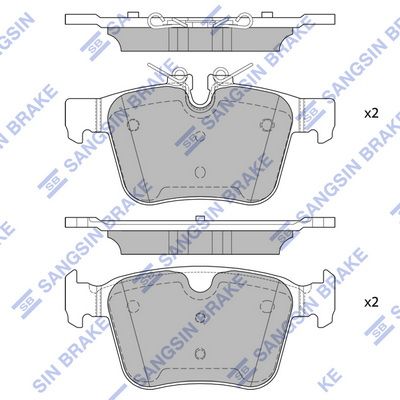 SP4069 Hi-Q Комплект тормозных колодок, дисковый тормоз