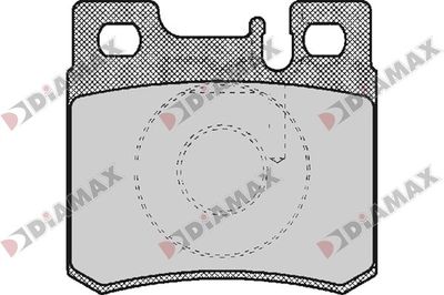 N09819 DIAMAX Комплект тормозных колодок, дисковый тормоз