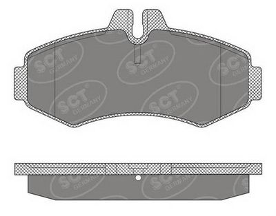 SP624PR SCT - MANNOL Комплект тормозных колодок, дисковый тормоз