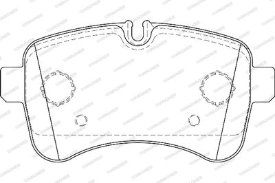 WBP29232A WAGNER Комплект тормозных колодок, дисковый тормоз
