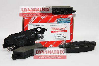 DBP4387 DYNAMATRIX Комплект тормозных колодок, дисковый тормоз