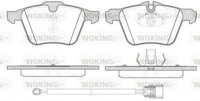 P1317302 WOKING Комплект тормозных колодок, дисковый тормоз