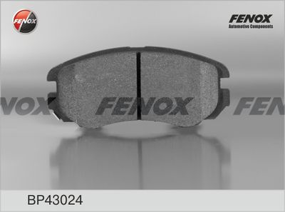 BP43024 FENOX Комплект тормозных колодок, дисковый тормоз