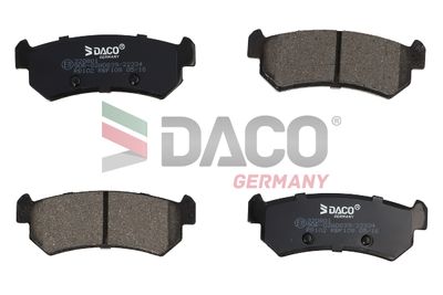 320801 DACO Germany Комплект тормозных колодок, дисковый тормоз