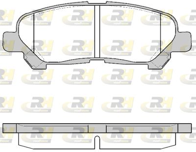 2131300 ROADHOUSE Комплект тормозных колодок, дисковый тормоз