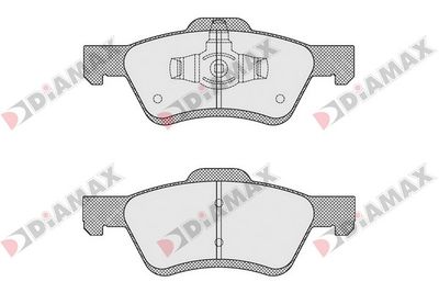 N09514 DIAMAX Комплект тормозных колодок, дисковый тормоз