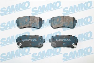 5SP2103 SAMKO Комплект тормозных колодок, дисковый тормоз