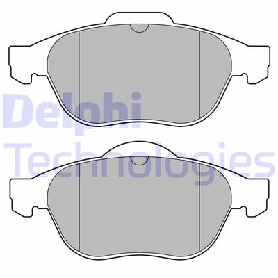 LP3692 DELPHI Комплект тормозных колодок, дисковый тормоз