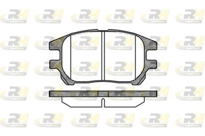 297200 ROADHOUSE Комплект тормозных колодок, дисковый тормоз