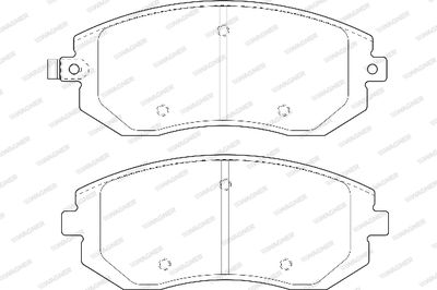 WBP23865A WAGNER Комплект тормозных колодок, дисковый тормоз