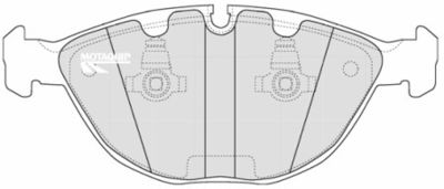 LVXL1179 MOTAQUIP Комплект тормозных колодок, дисковый тормоз