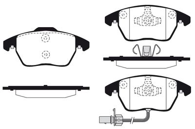 RA09221 RAICAM Комплект тормозных колодок, дисковый тормоз