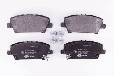 8DB355006911 HELLA Комплект тормозных колодок, дисковый тормоз