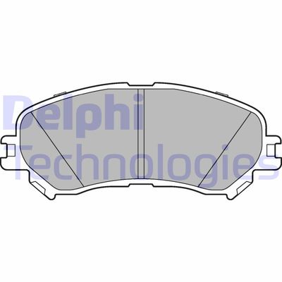 LP3275 DELPHI Комплект тормозных колодок, дисковый тормоз