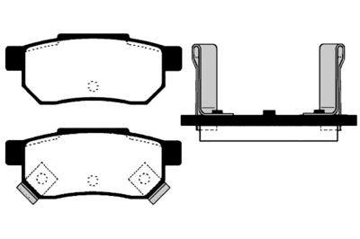 RA04510 RAICAM Комплект тормозных колодок, дисковый тормоз