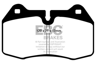 DP41032R EBC Brakes Комплект тормозных колодок, дисковый тормоз