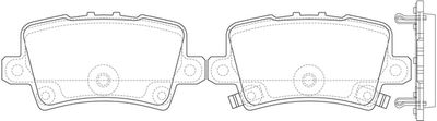 FP8197 FIT Комплект тормозных колодок, дисковый тормоз