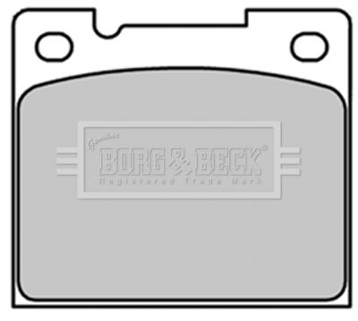 BBP1347 BORG & BECK Комплект тормозных колодок, дисковый тормоз