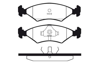 RA02192 RAICAM Комплект тормозных колодок, дисковый тормоз