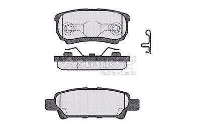 10834105 ASHUKI by Palidium Комплект тормозных колодок, дисковый тормоз