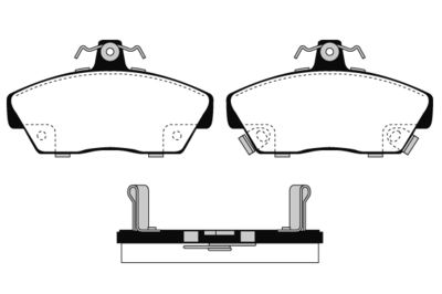 RA05200 RAICAM Комплект тормозных колодок, дисковый тормоз