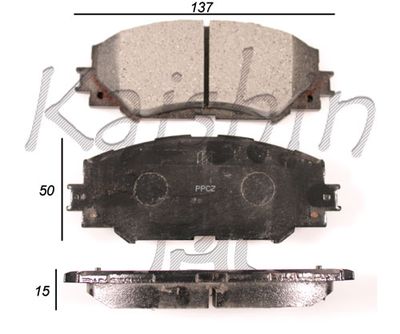 FK2274 KAISHIN Комплект тормозных колодок, дисковый тормоз