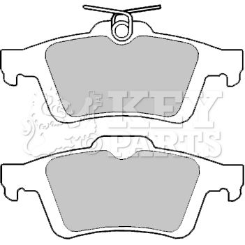 KBP2403 KEY PARTS Комплект тормозных колодок, дисковый тормоз