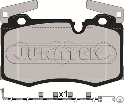 JCP8232 JURATEK Комплект тормозных колодок, дисковый тормоз