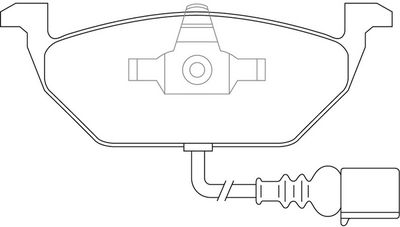 FP0768E FIT Комплект тормозных колодок, дисковый тормоз