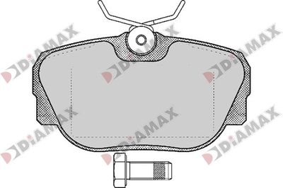 N09771 DIAMAX Комплект тормозных колодок, дисковый тормоз