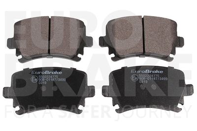 5502224775 EUROBRAKE Комплект тормозных колодок, дисковый тормоз