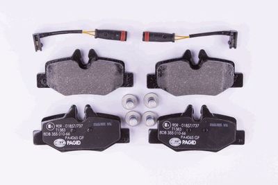 8DB355010661 HELLA PAGID Комплект тормозных колодок, дисковый тормоз