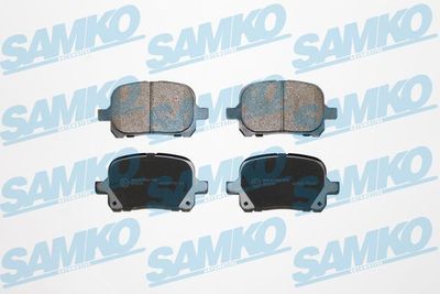 5SP953 SAMKO Комплект тормозных колодок, дисковый тормоз