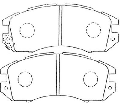 FP0470 FIT Комплект тормозных колодок, дисковый тормоз