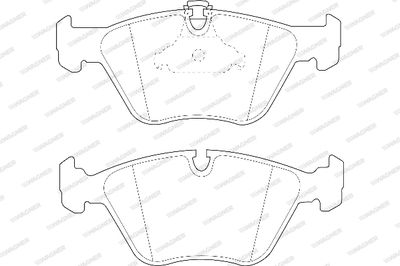WBP21676A WAGNER Комплект тормозных колодок, дисковый тормоз