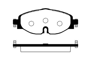 RA09931 RAICAM Комплект тормозных колодок, дисковый тормоз