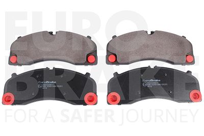 5502225617 EUROBRAKE Комплект тормозных колодок, дисковый тормоз