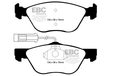 DP41061R EBC Brakes Комплект тормозных колодок, дисковый тормоз