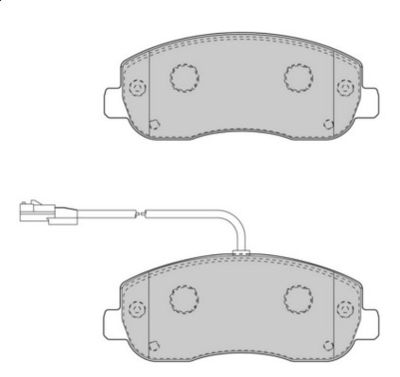 2143217 Omnicraft Комплект тормозных колодок, дисковый тормоз