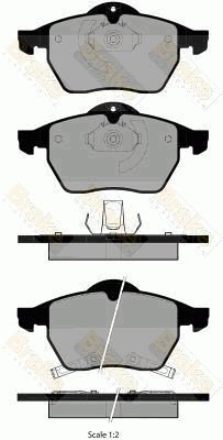 PA1848 Brake ENGINEERING Комплект тормозных колодок, дисковый тормоз