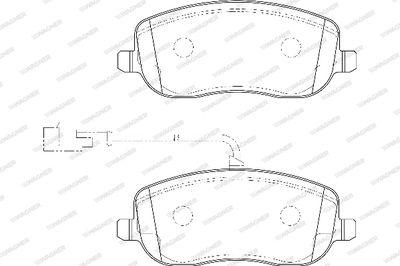 WBP20261B WAGNER Комплект тормозных колодок, дисковый тормоз