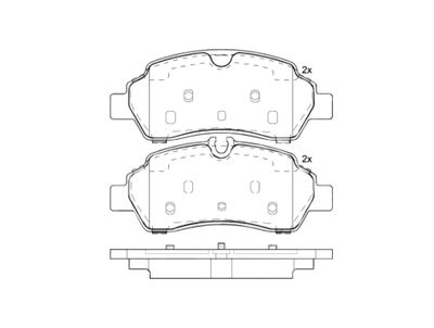 P24209 BREMBO Комплект тормозных колодок, дисковый тормоз