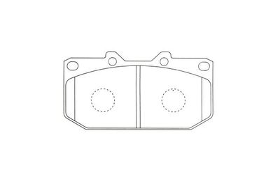 KBP6607 KAVO PARTS Комплект тормозных колодок, дисковый тормоз