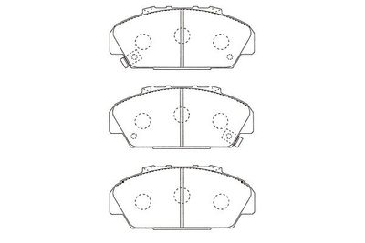 KBP2063 KAVO PARTS Комплект тормозных колодок, дисковый тормоз